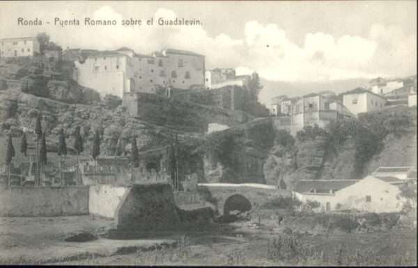 Ronda Andalucia Puenta Romano Sobre Guadalevin