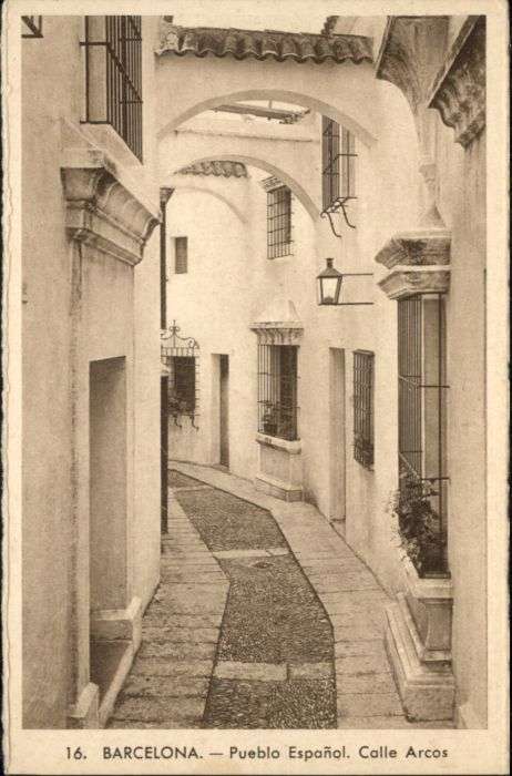 Barcelona Cataluna Barcelona Calle Arcos
