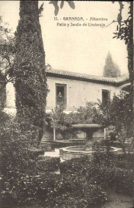 Granada Andalucia Granada Alhambra Paito Jardin Lindaraja