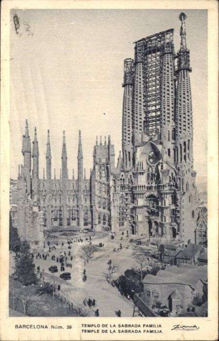 Barcelona Cataluna Barcelona Templo Sagrada Familia