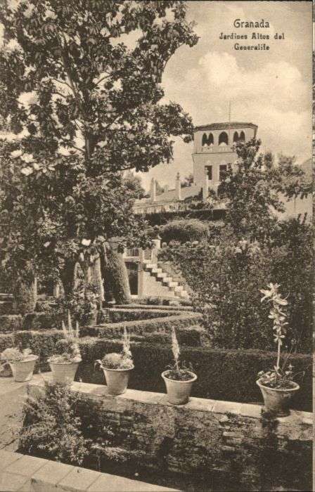 Granada Andalucia Granada Jardines Altos Generalife