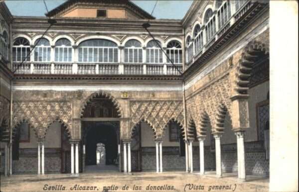 Sevilla Andalucia Sevilla Alcazar Patio Doncellas