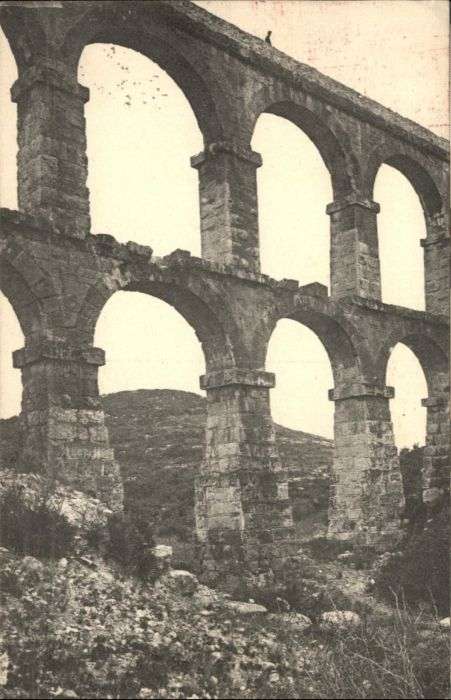 Tarragona Acueducto Romano Detalle Puente Diablo