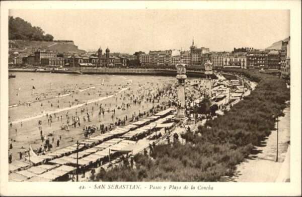 San Sebastian  Pais Vasco ES San_Sebastian Paseo Playa Concha