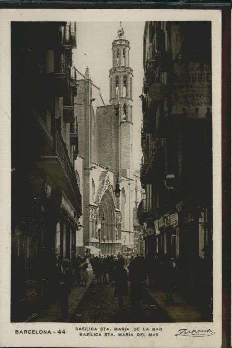 Barcelona Cataluna Barcelona Basilica Sta. Maria del Mar