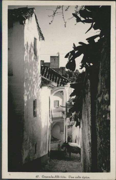 Granada Andalucia Granada Albaicin Calle Tipica