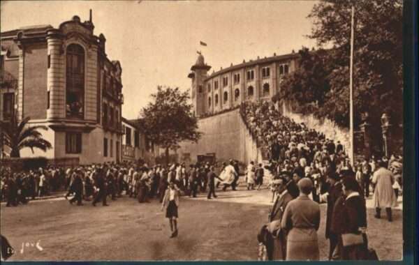 San Sebastian  Pais Vasco ES San_Sebastian Montee Plaza Toros