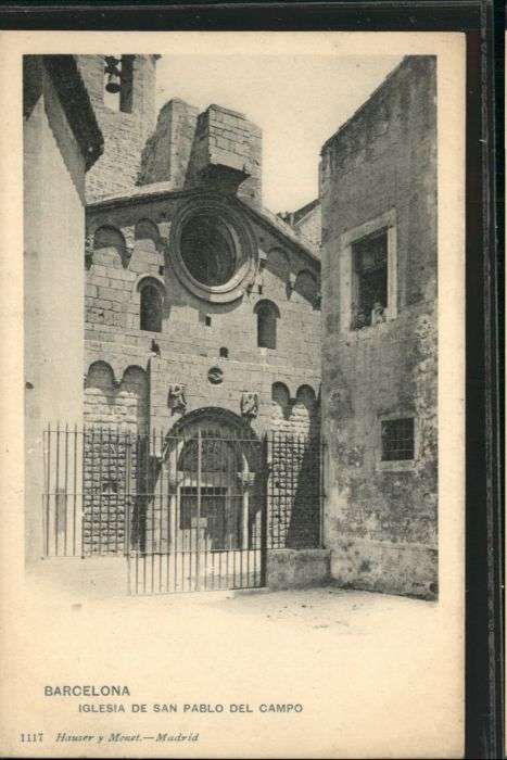 Barcelona Cataluna Barcelona Iglesia San Pablo del Campo