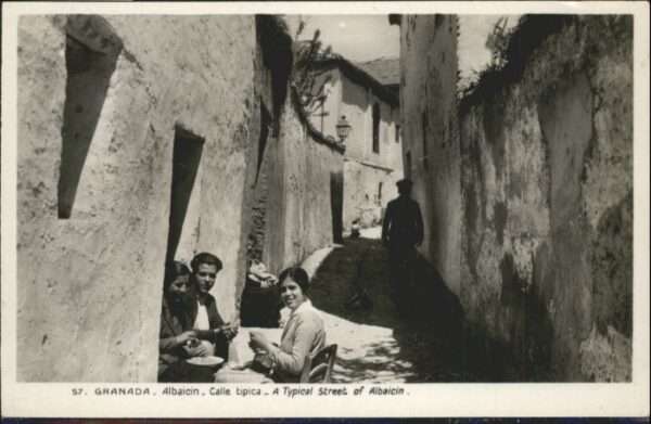 Granada Andalucia Granada Albaicin Calle Tipica