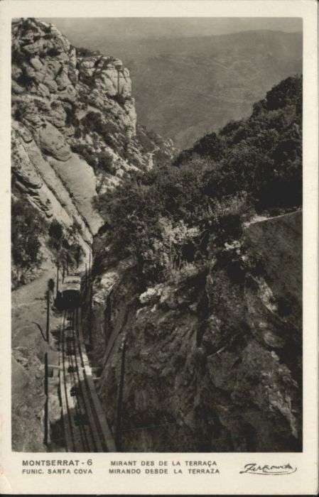 Montserrat Kloster Montserrat Mirant Terraca Eisenbahn