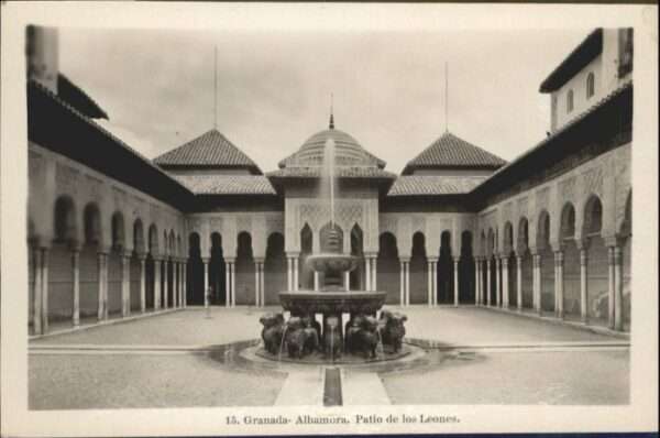Granada Andalucia Granada Alhambra Patio Leones