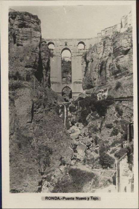 Ronda Andalucia Puente Nuevo Tajo