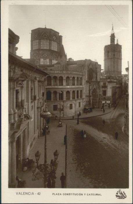 Valencia Valenciana Valencia Plaza Constitucion Catedral