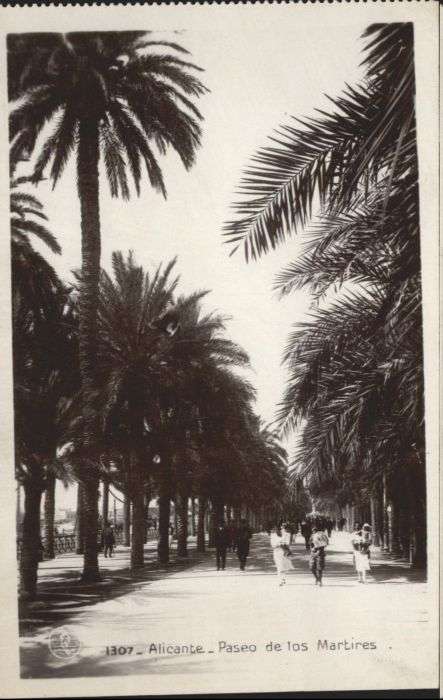 Alicante Paseo los Martires