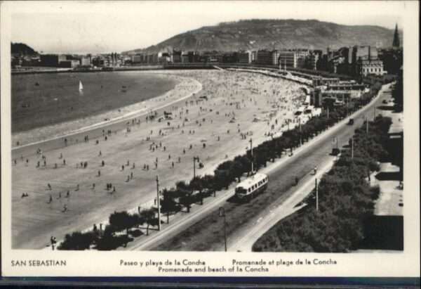 San Sebastian  Pais Vasco ES San_Sebastian Paseo Playa Concha