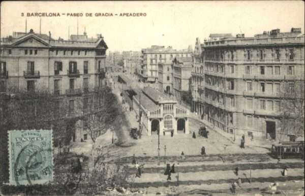 Barcelona Cataluna Barcelona Paseo Gracia Apeadero