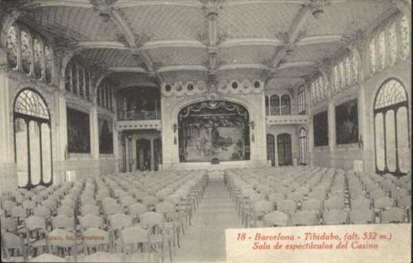 Barcelona Cataluna Barcelona Tibidabo Sala Casino