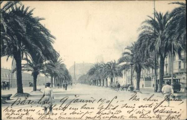 Barcelona Cataluna Barcelona Paseo Colon