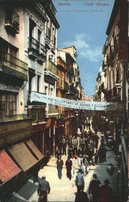 Sevilla Andalucia Sevilla Calle Sierpes