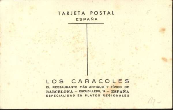 Barcelona Cataluna Barcelona Restaurant Los Caracoles – Bild 2