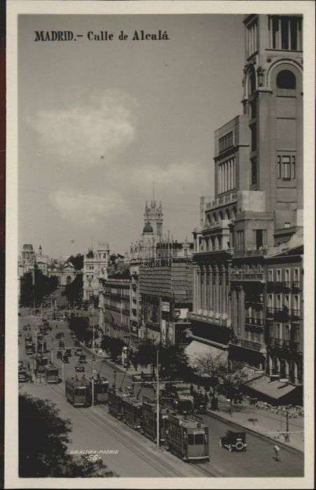 Daganzo de Arriba Madrid Calle Alcala Strassenbahn