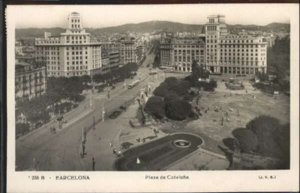 Barcelona Cataluna Barcelona Plaza Cataluna