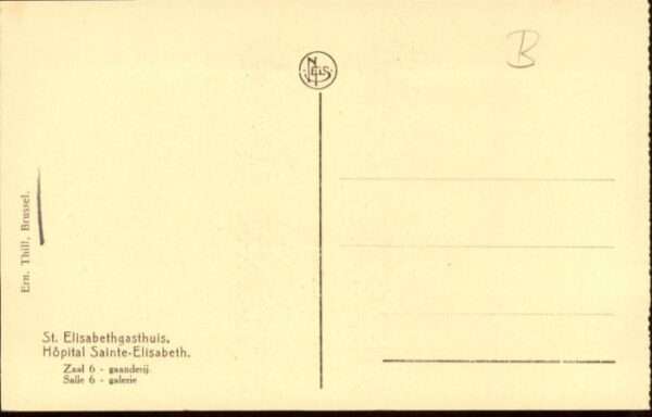 Bruessel Bruxelles St. Elisabethgasthuis Hopital Sainte El – Bild 2