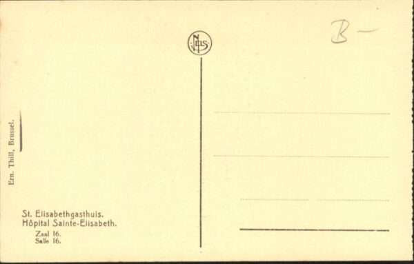 Bruessel Bruxelles St. Elisabethgasthuis Hopital Sainte El – Bild 2