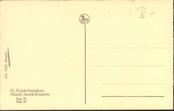 Bruessel Bruxelles St. Elisabethgasthuis Hopital Sainte El – Bild 2