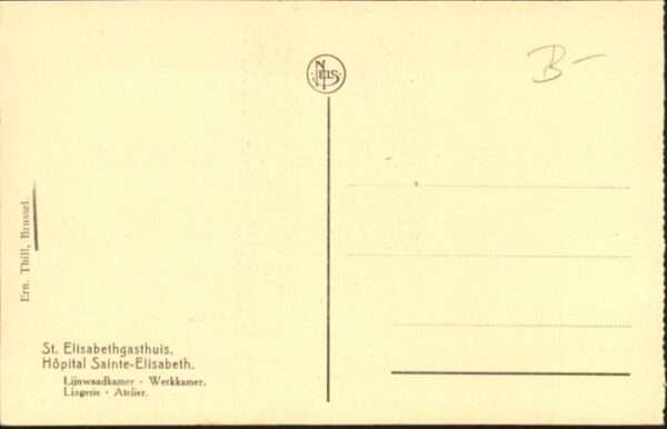 Bruessel Bruxelles St. Elisabethgasthuis Hopital Sainte El – Bild 2