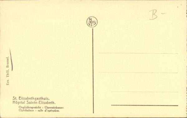 Bruessel Bruxelles St. Elisabethgasthuis Hopital Sainte El – Bild 2