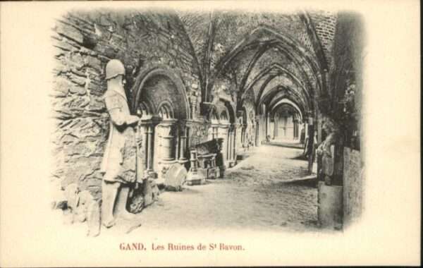 Gand Belgien Gand les Ruines des Saint Bavon