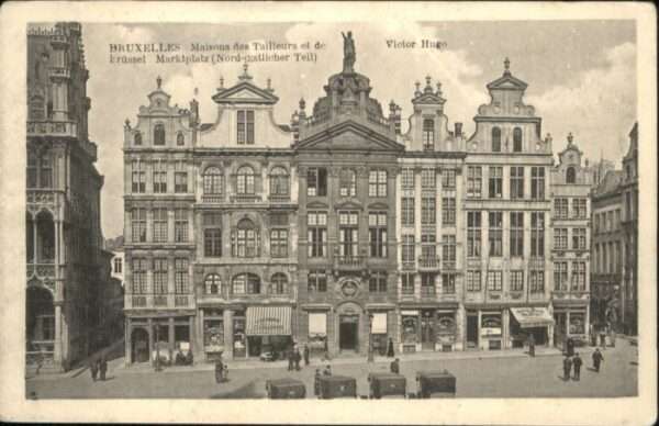 Bruessel Bruxelles Maisons des Tailleurs Marktplatz