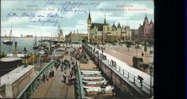 Anvers Antwerpen Anvers le Ponton la Terrasse Nord