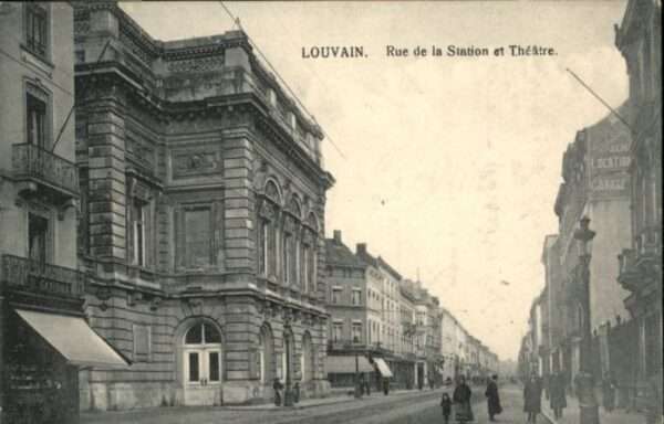 Louvain Flandre Louvain Rue de la Station Theatre
