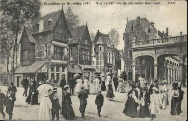 Bruessel Bruxelles Exposition Entree de Bruxelles Kermesse
