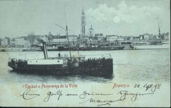 Anvers Antwerpen Anvers Escaut Schiff