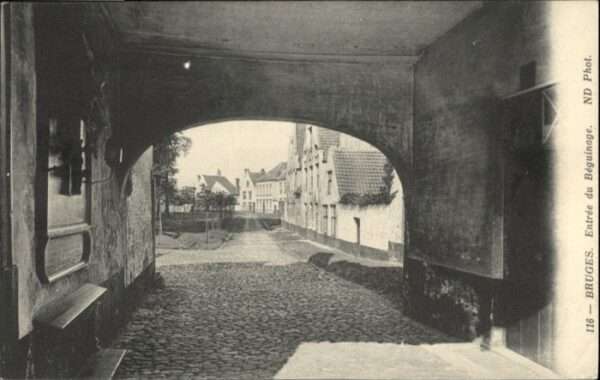 Bruges BRUGGE Belgie Bruges Entree du Beguinage