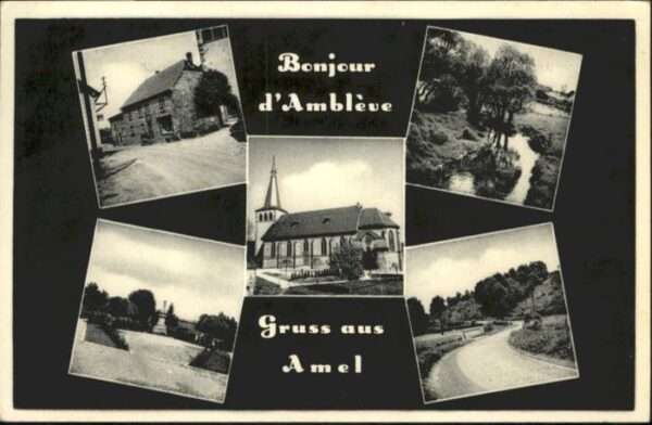 Ambleve Liege Kirche Ortsansichten