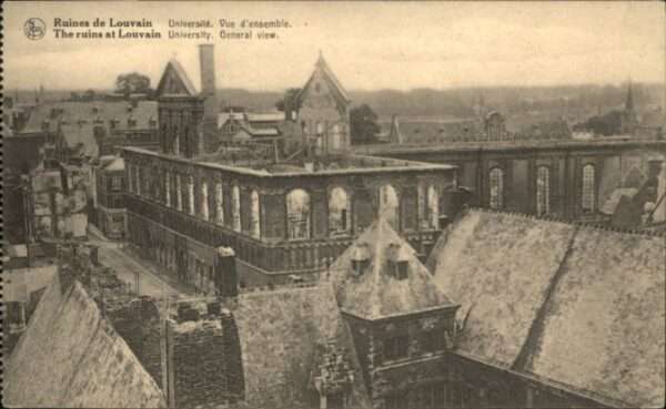 Louvain Flandre Louvain Ruines