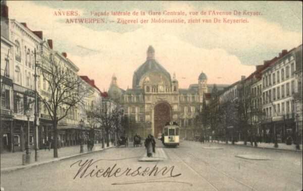 Anvers Antwerpen Anvers Facade laterale de la Gare Centr