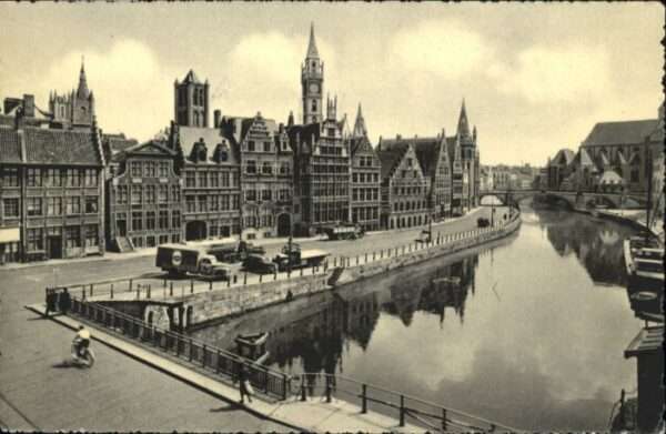 Gand Belgien Gand Quai aux Herbes