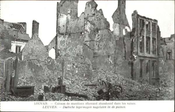 Leuven Caisson de munitions allemand abondonne