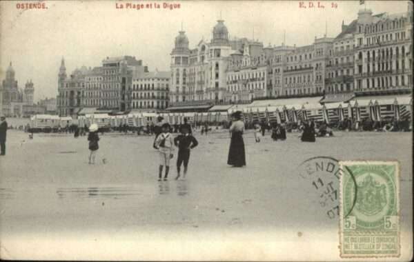 Ostende Oostende Ostende La Plage la Digue