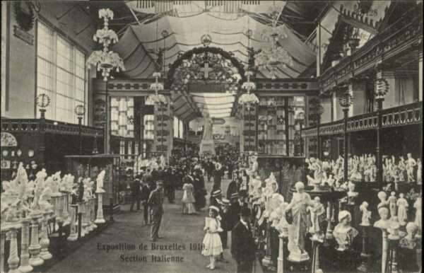 Bruessel Bruxelles Exposition Section Italienne