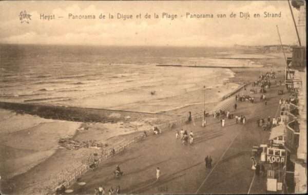 Heyst-sur-Mer Flandre Digue Plage