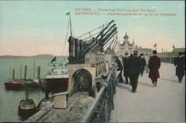 Anvers Antwerpen Anvers Promenoir Nord au quai Jordaens