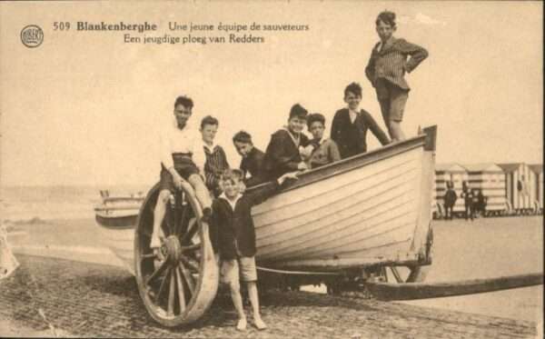 Blankenberghe Une jeune equipe de sauveteurs