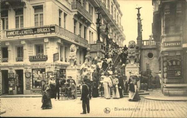 Blankenberghe Escalier des Lions
