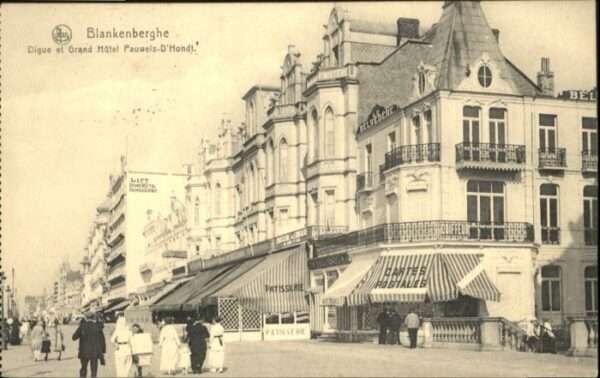 Blankenberghe Digue Grand Hotel Pauwels-d_Hondt